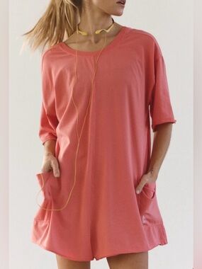 Free People FP Movement Hot Shot Tee Romper